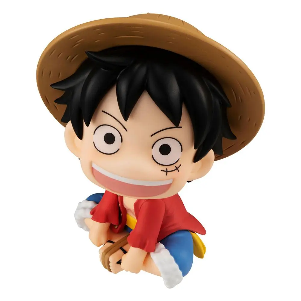 One Piece Look Up PVC Statue Monkey D. Ruffy 11 cm Produktfoto