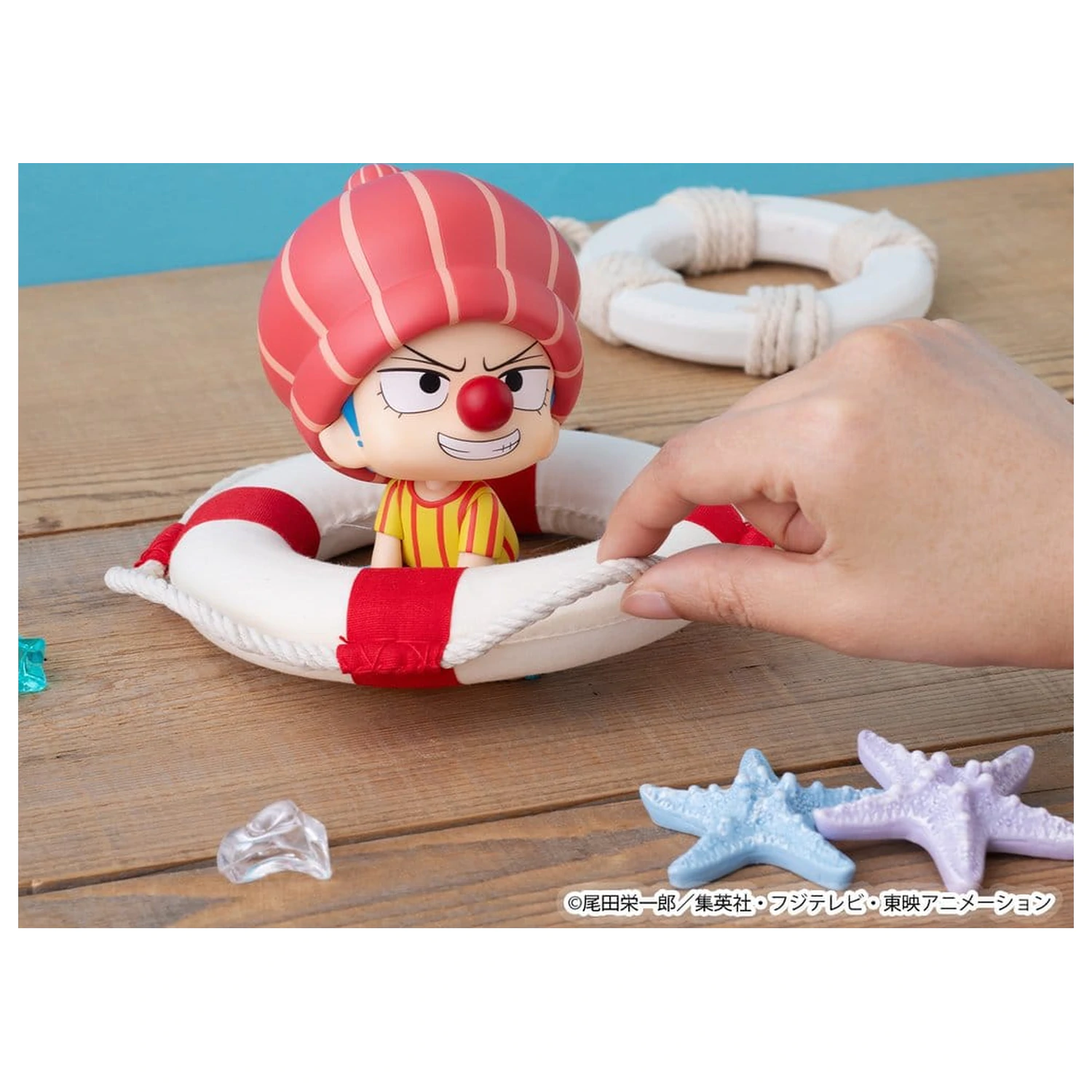 One Piece Look Up PVC Figur Buggy Childhood Ver. 11 Zentimeter Produktfoto