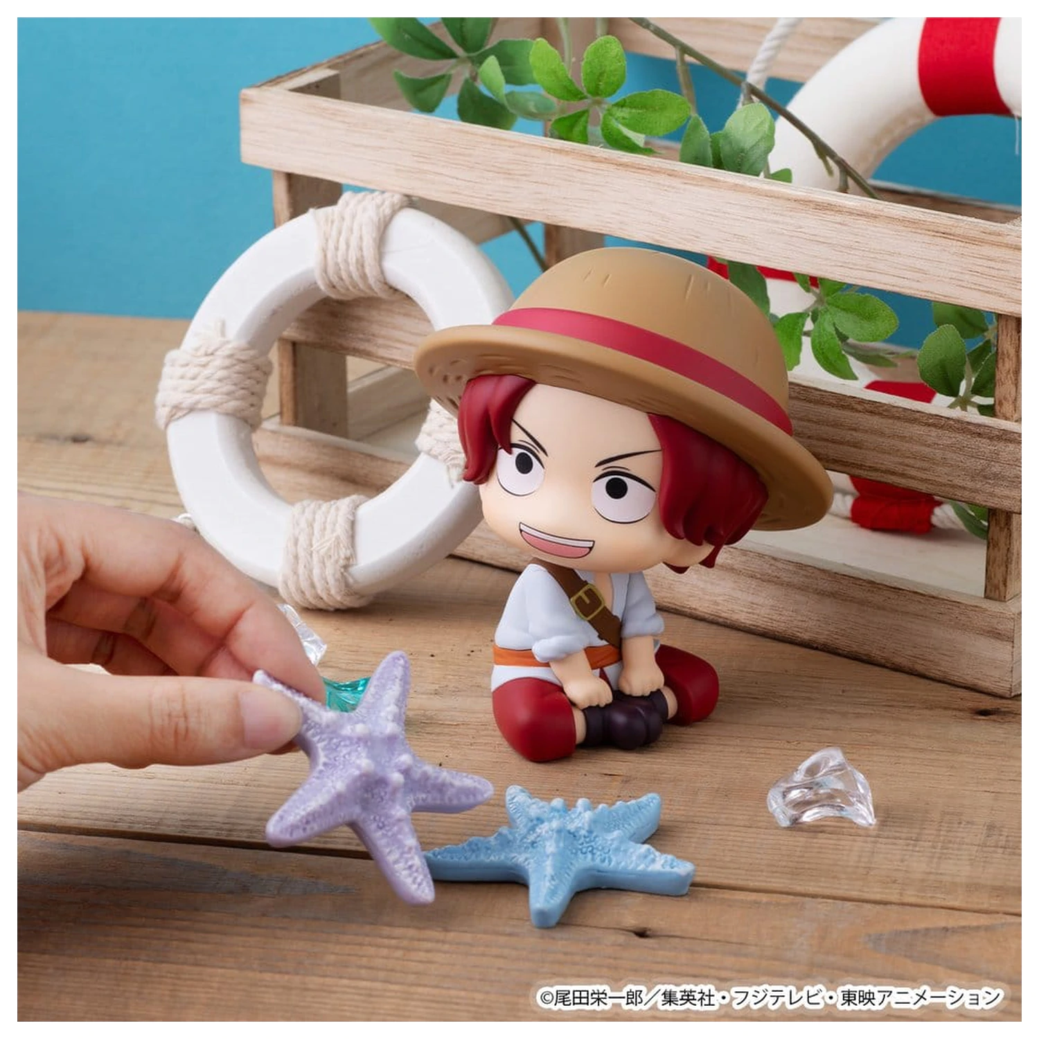One Piece Look Up PVC Figur Shanks Childhood Ver. 11 cm Produktfoto