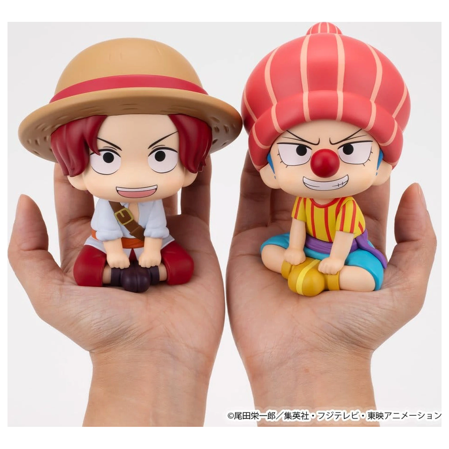 One Piece Look Up PVC Figuren 2er-Pack Shanks & Buggy Childhood Ver. 11 cm (mit Geschenk) Produktfoto