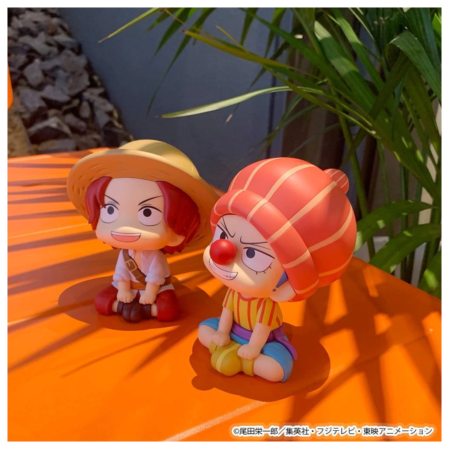 One Piece Look Up PVC Figuren 2er-Pack Shanks & Buggy Childhood Ver. 11 cm (mit Geschenk) Produktfoto