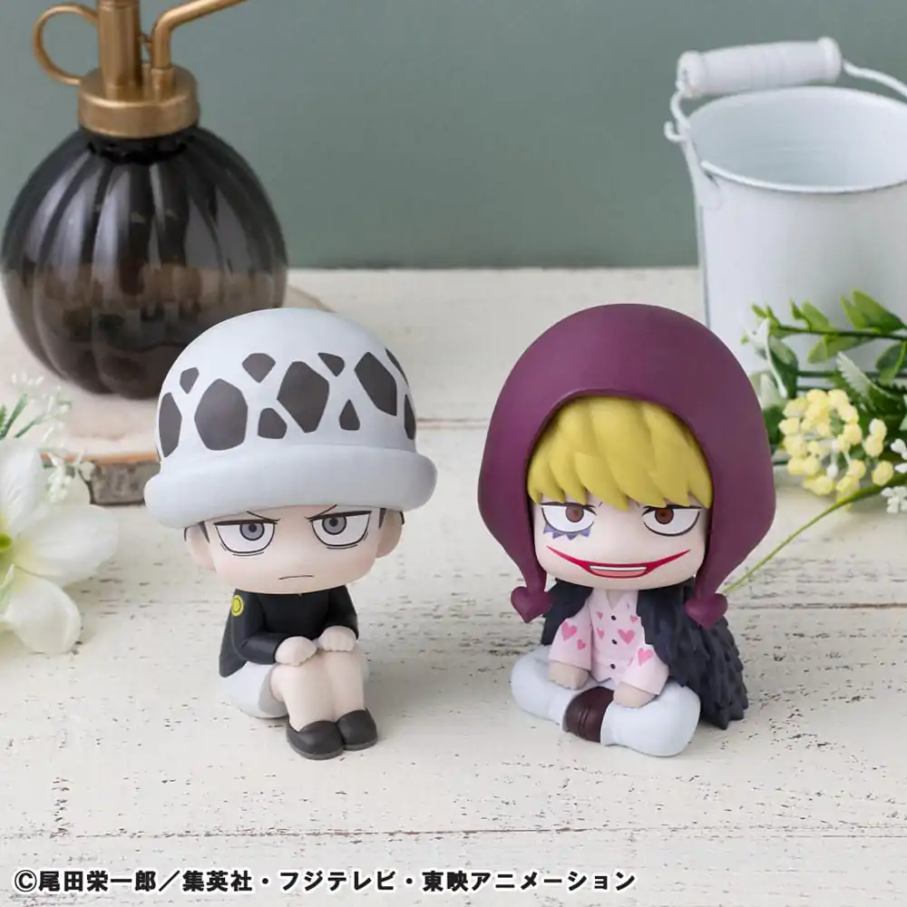 One Piece Look Up PVC Statuen Trafalgar Law Childhood Ver. & Corazon 11 cm (mit Geschenk) Produktfoto