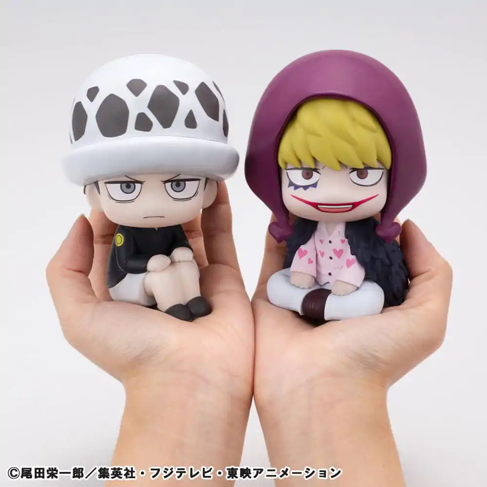 One Piece Look Up PVC Statuen Trafalgar Law Childhood Ver. & Corazon 11 cm (mit Geschenk) Produktfoto