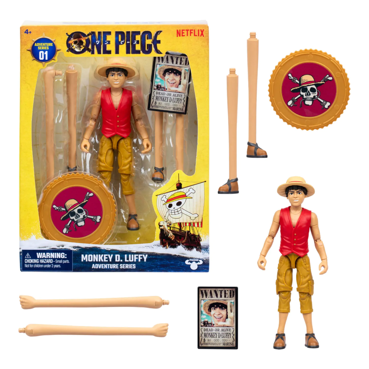 One Piece Actionfigur Luffy Produktfoto