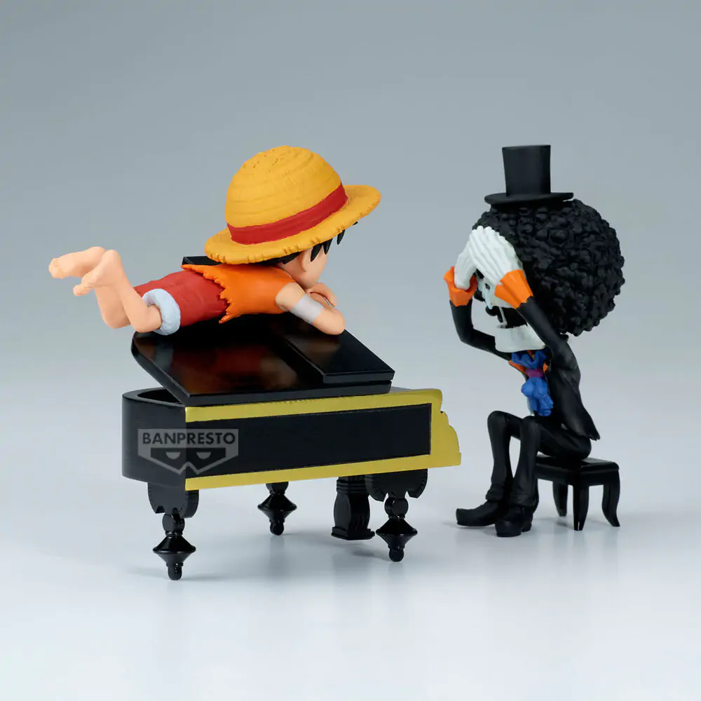 One Piece Luffy & Brook Word Collectable Stories Figur 8 cm Produktfoto