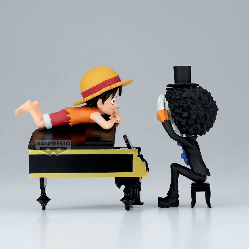 One Piece Luffy & Brook Word Collectable Stories Figur 8 cm Produktfoto
