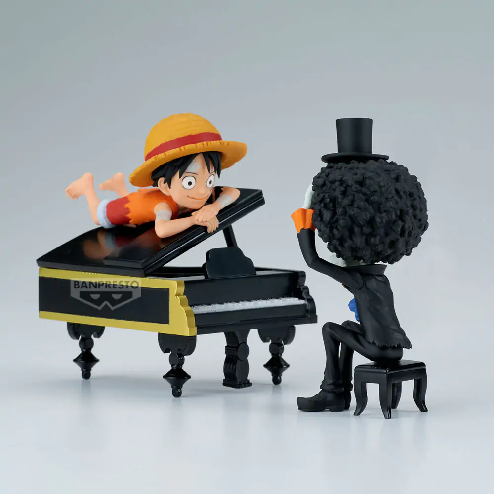One Piece Luffy & Brook Word Collectable Stories Figur 8 cm Produktfoto