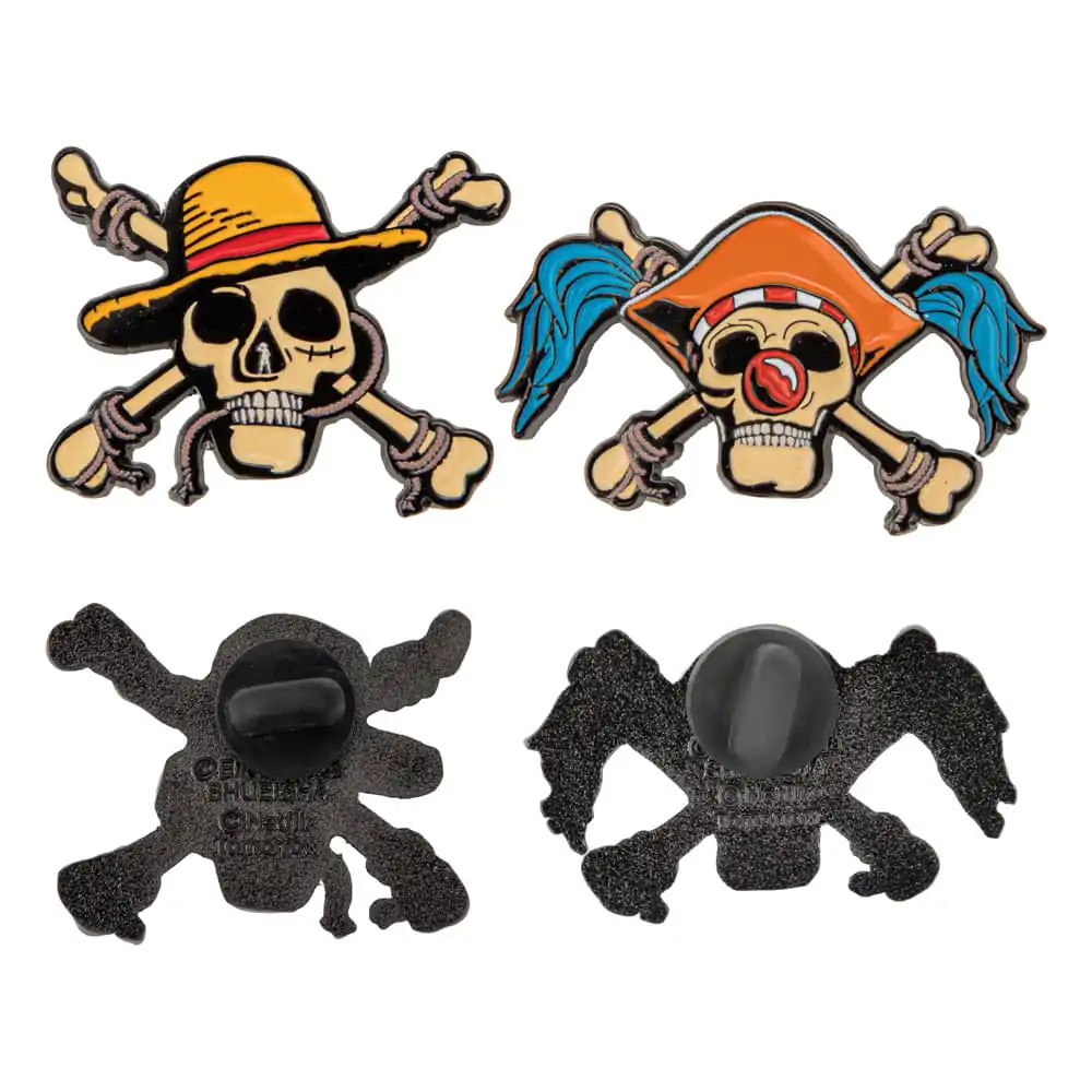 One Piece Ansteck-Pins 2er-Pack Luffy & Buggy termékfotó