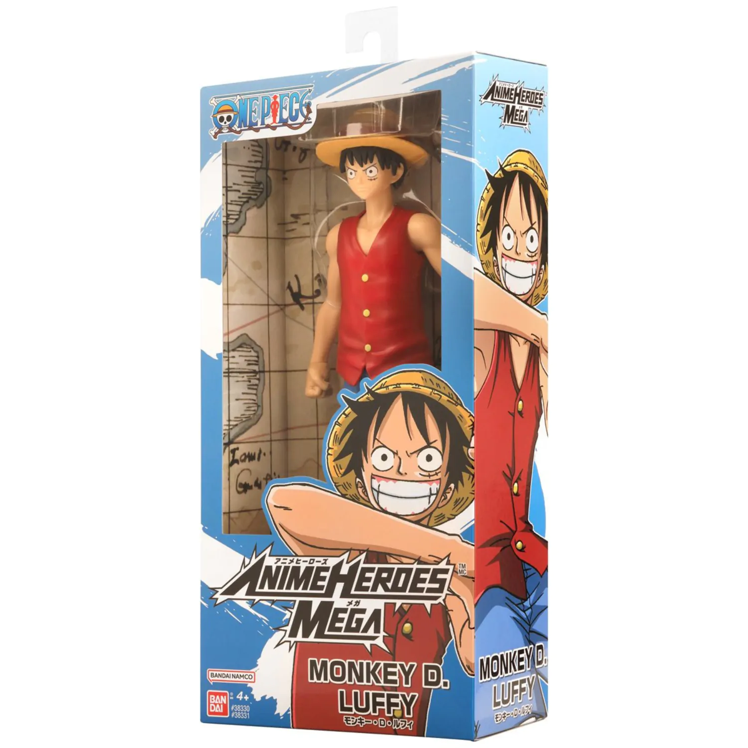 ONE PIECE Luffy Anime Heroes Mega Figur 30cm Produktfoto