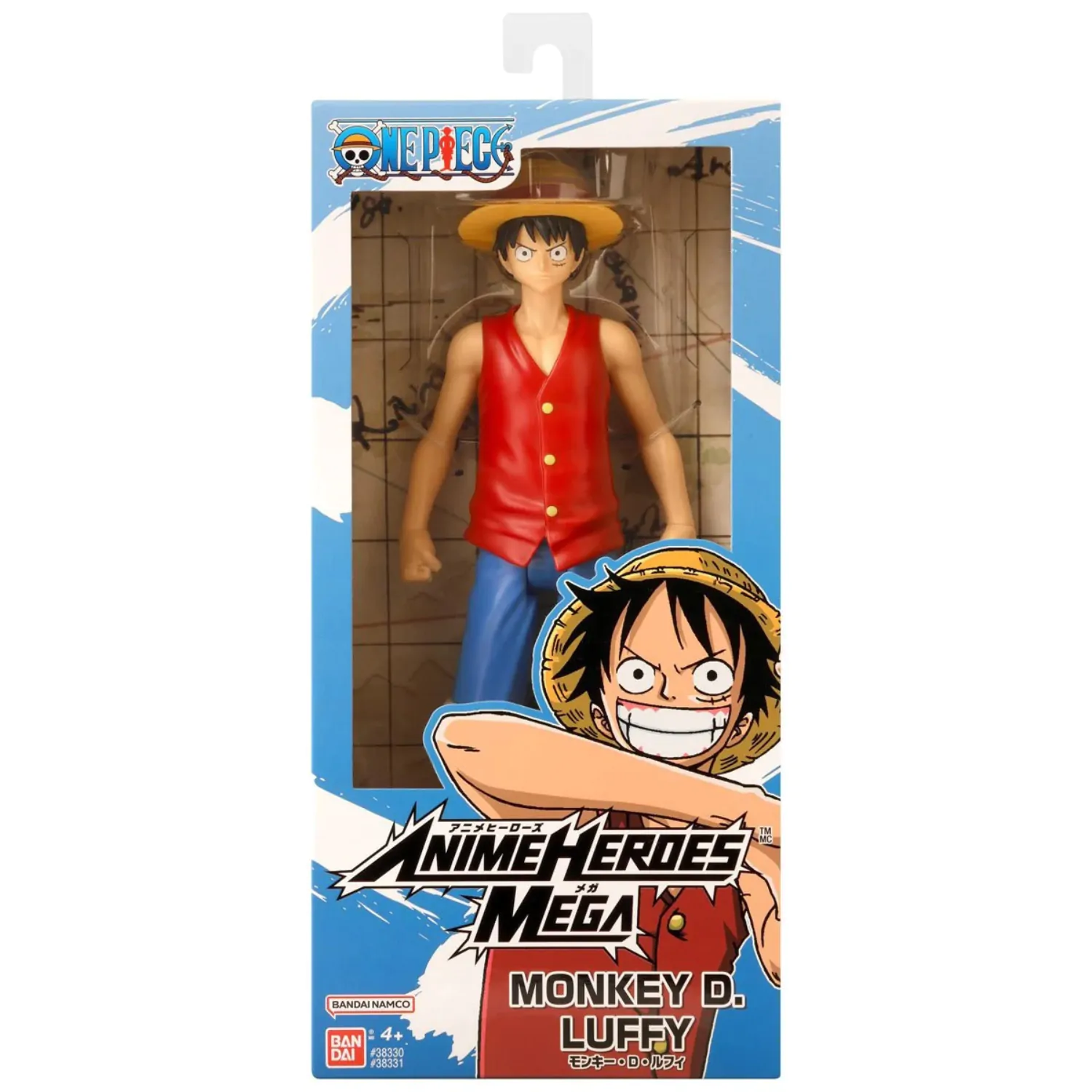ONE PIECE Luffy Anime Heroes Mega Figur 30cm Produktfoto