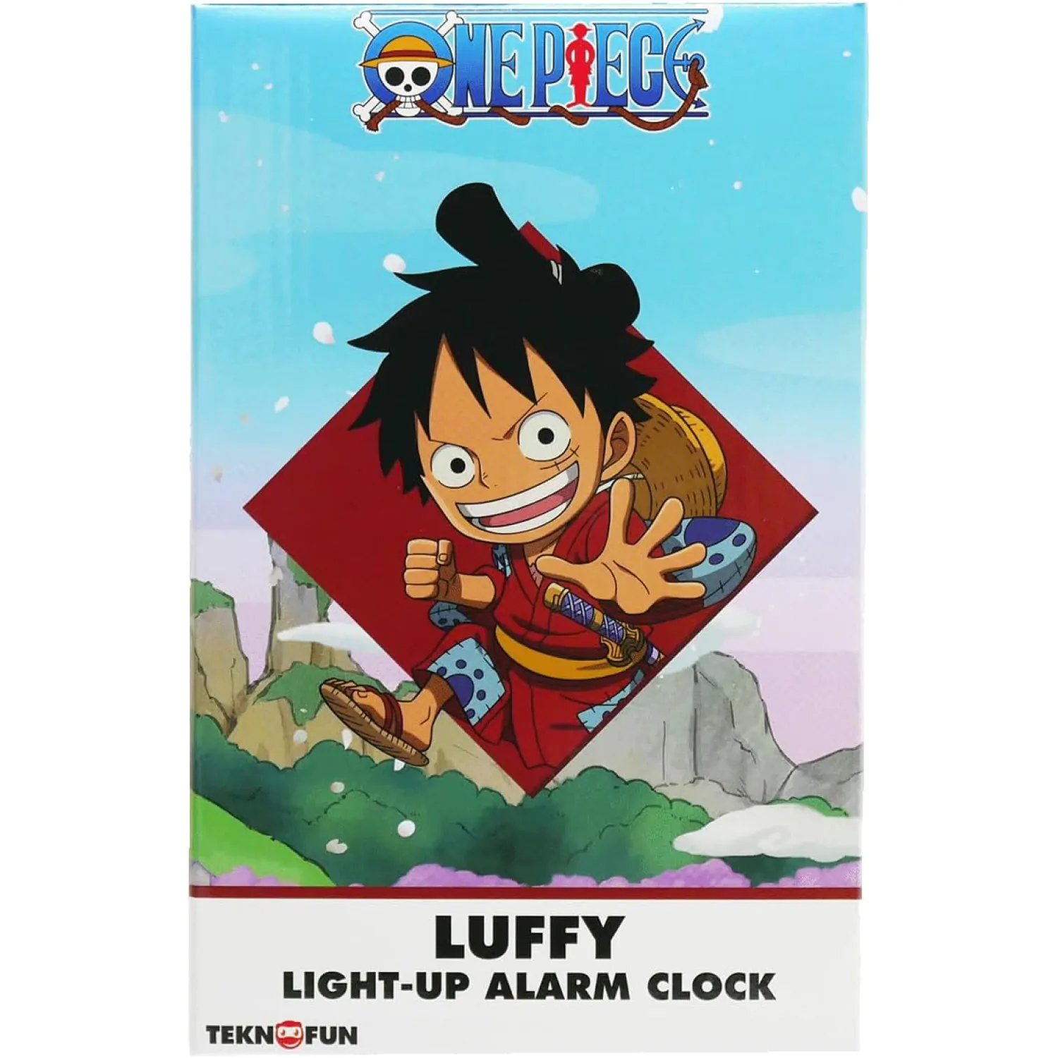 One Piece Wecker mit Licht Luffy 18 cm Produktfoto