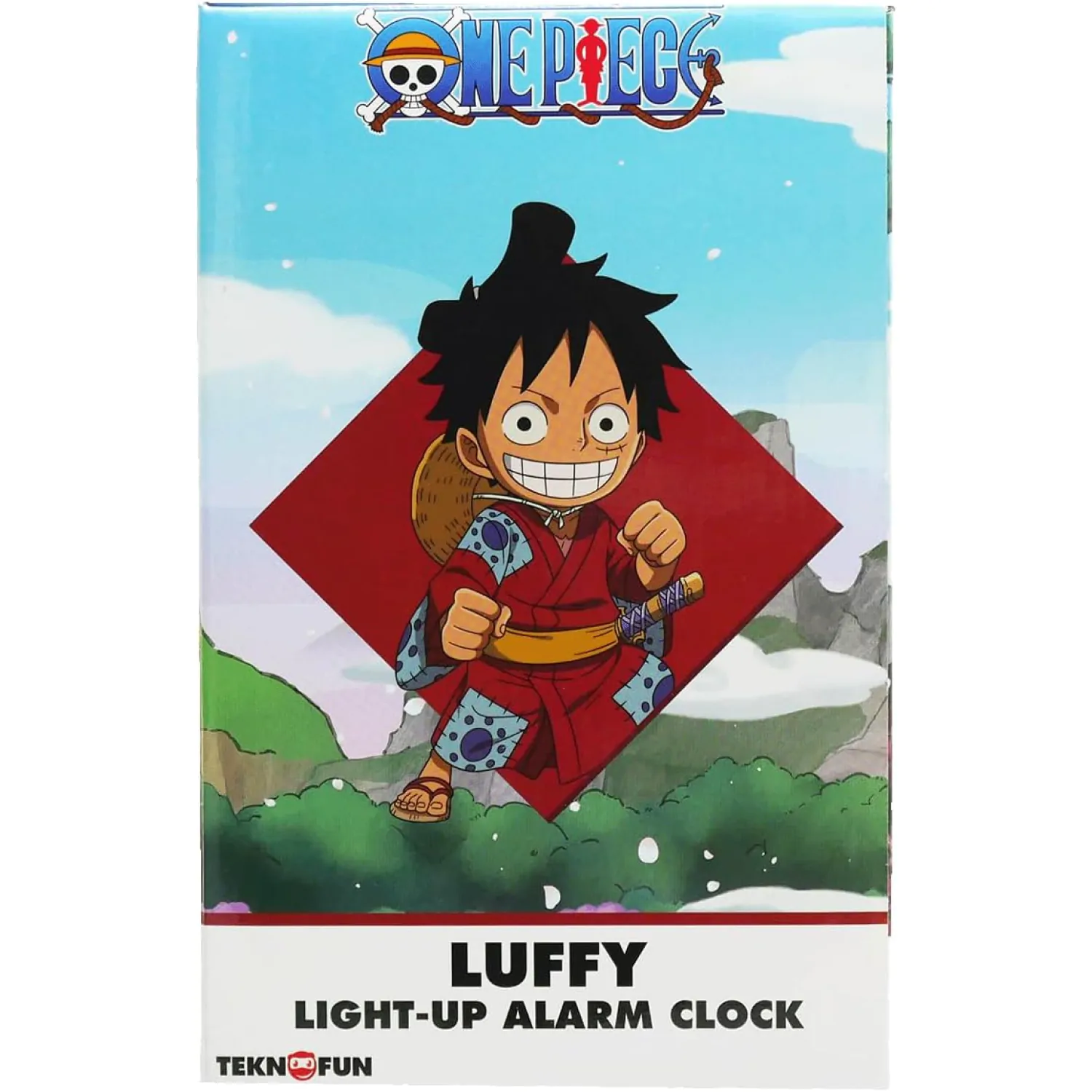 One Piece Wecker mit Licht Luffy 18 cm Produktfoto