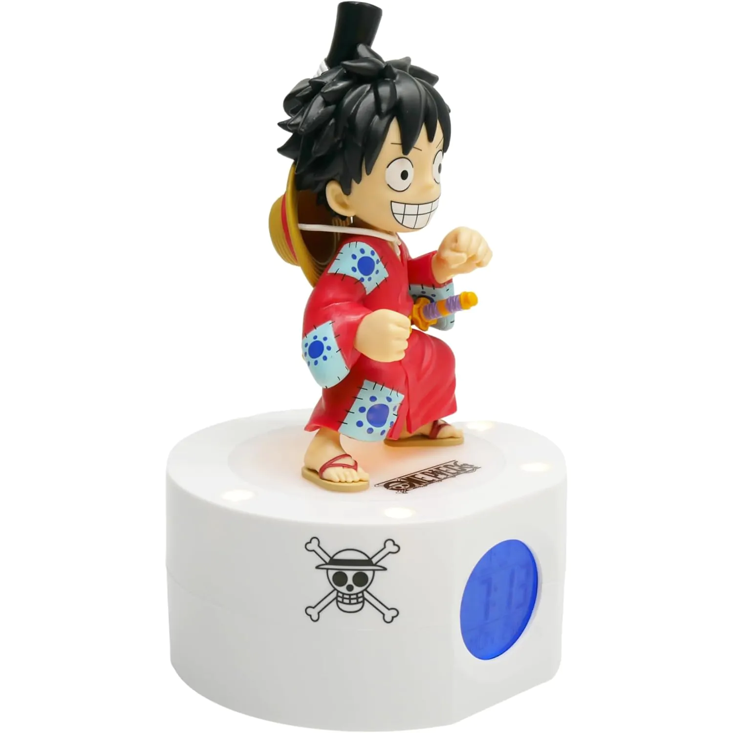 One Piece Wecker mit Licht Luffy 18 cm Produktfoto
