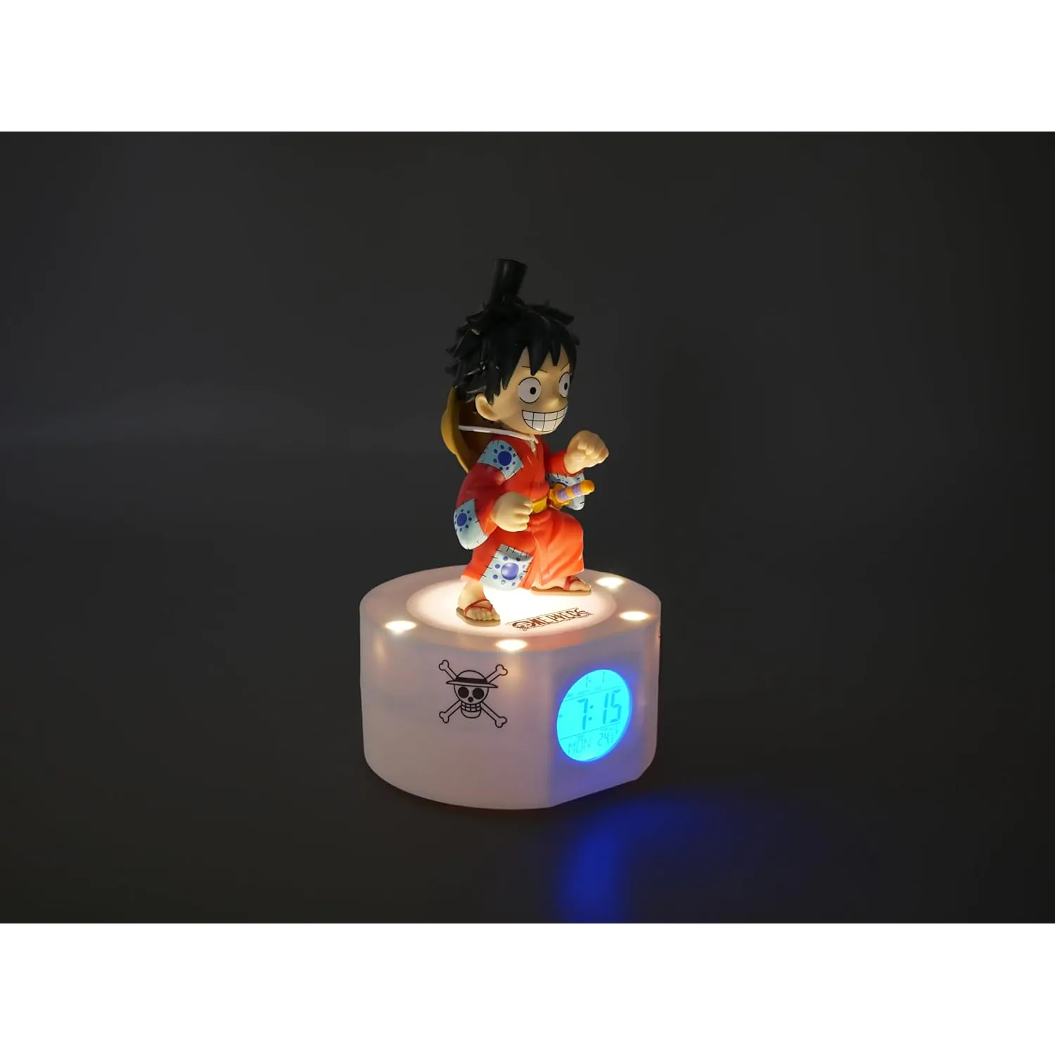 One Piece Wecker mit Licht Luffy 18 cm Produktfoto
