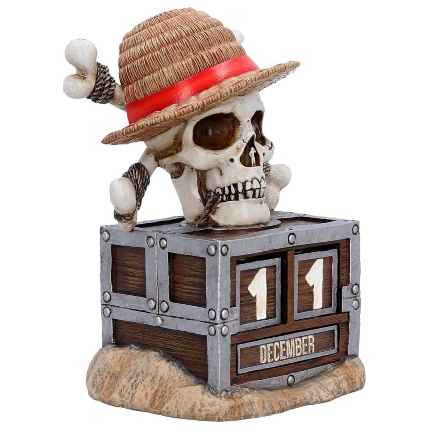 One Piece Perpetual Kalender Luffy Jolly Roger 16 cm Produktfoto