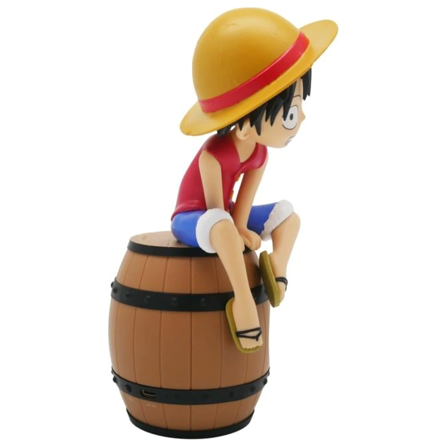 ONE PIECE Luffy auf einem Fass LED Licht-Up Wecker 28 cm Produktfoto