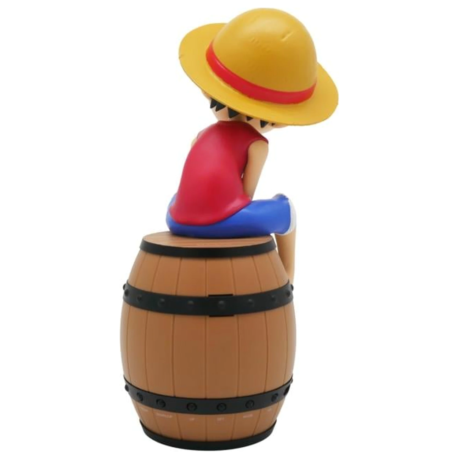 ONE PIECE Luffy auf einem Fass LED Licht-Up Wecker 28 cm Produktfoto