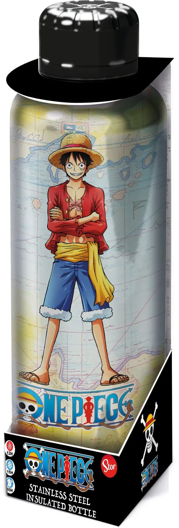 One Piece Edelstahl-Trinkflasche Ruffy termékfotó