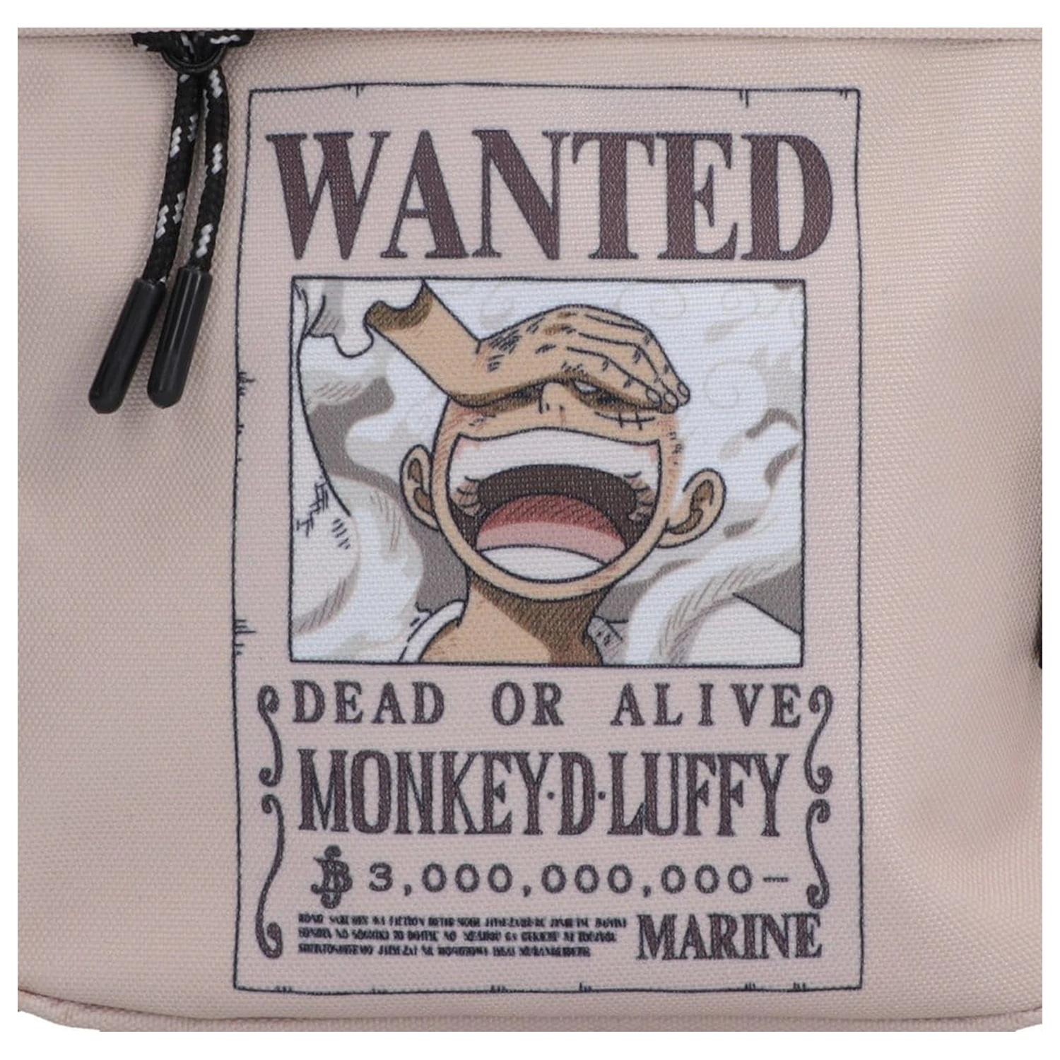 One Piece Umhängetasche Luffy Wanted Poster 23 cm Produktfoto