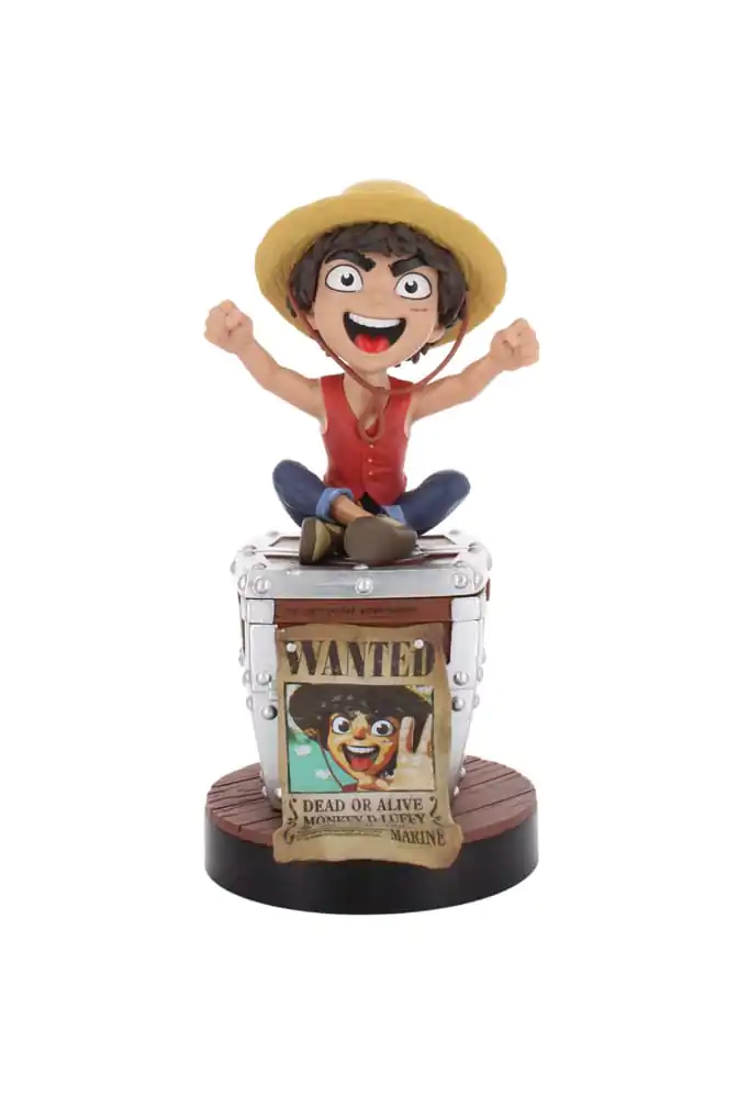 One Piece Controller/Telefonhalter Cable Guy Figur Monkey D. Ruffy Wanted Poster 21 cm termékfotó