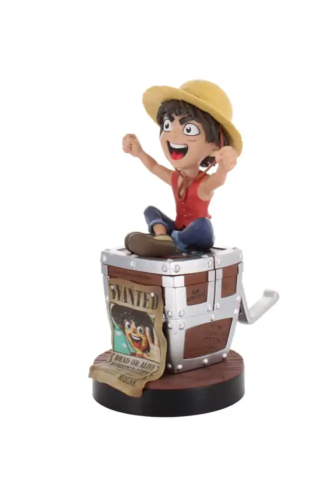 One Piece Controller/Telefonhalter Cable Guy Figur Monkey D. Ruffy Wanted Poster 21 cm termékfotó