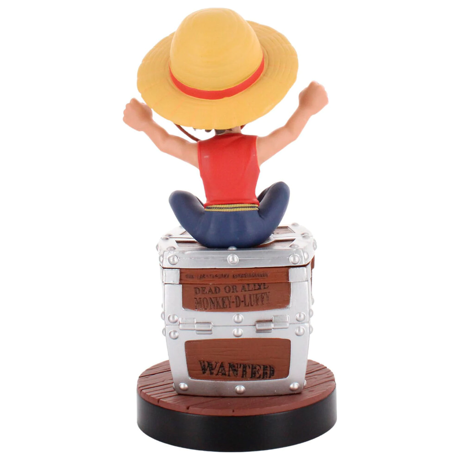 One Piece Controller/Telefonhalter Cable Guy Figur Monkey D. Ruffy Wanted Poster 21 cm Produktfoto