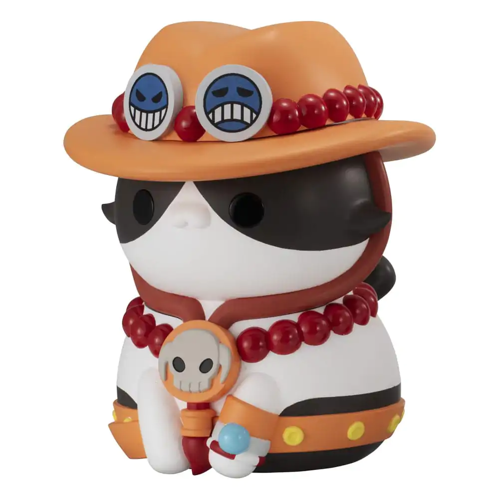 One Piece Mega Cat Project Nyanto! The Big Nyan Piece Series Sammelfigur Portgas D. Ace 10 cm Produktfoto
