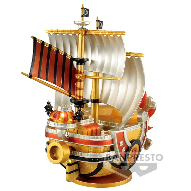 One Piece Mega World Collectable Thousand Sunny Gold Color Figur 19cm Produktfoto