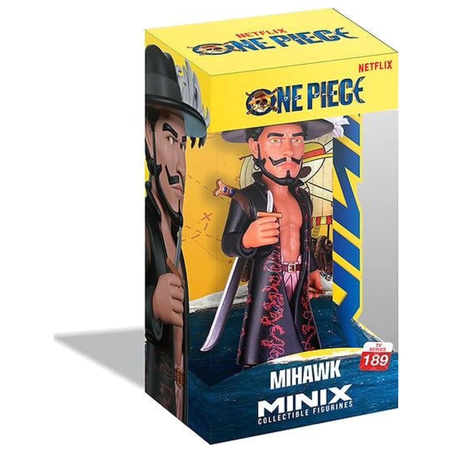 One Piece Mihawk Figur Minix 12cm Produktfoto