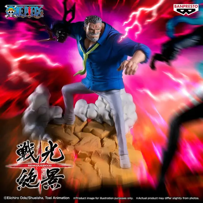 One Piece Monkey D.Garp Figur 19 cm Produktfoto
