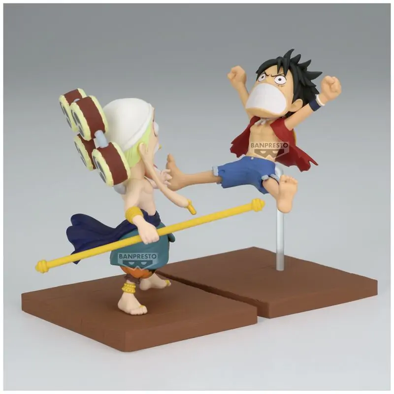 One Piece Monkey D Luffy & Enel World Collectable Figur 7cm Produktfoto