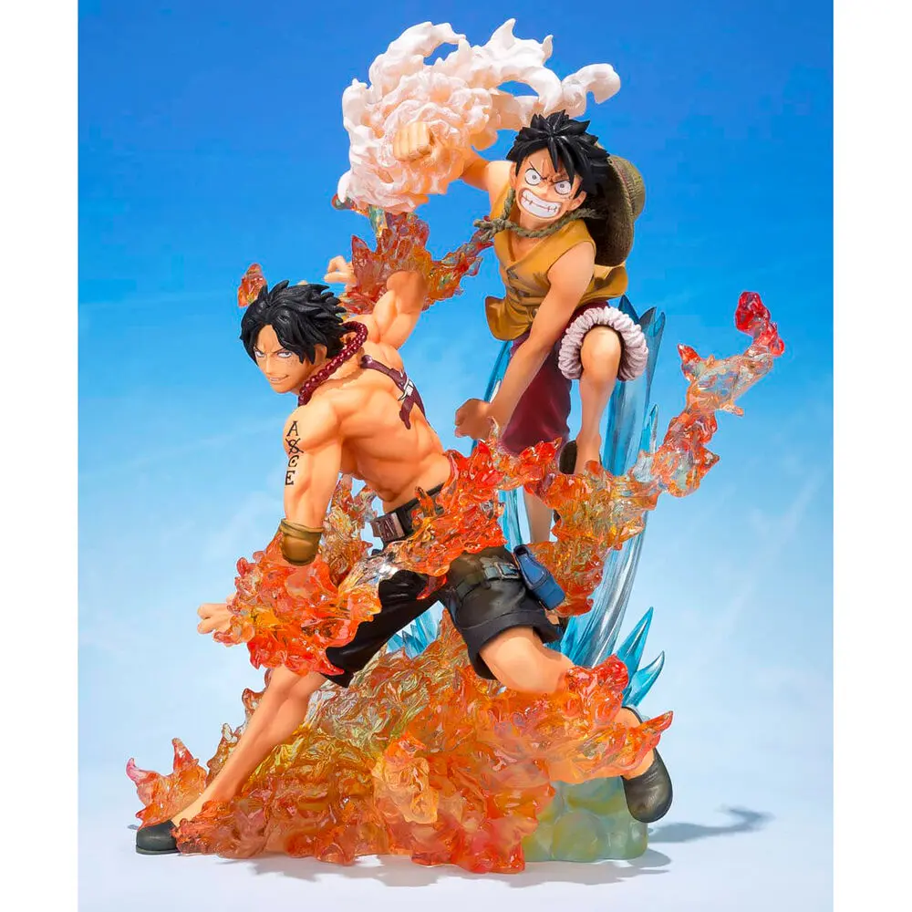 One Piece Monkey D. Luffy Brother Bond Figuarts Zero Figur 14,5cm Produktfoto