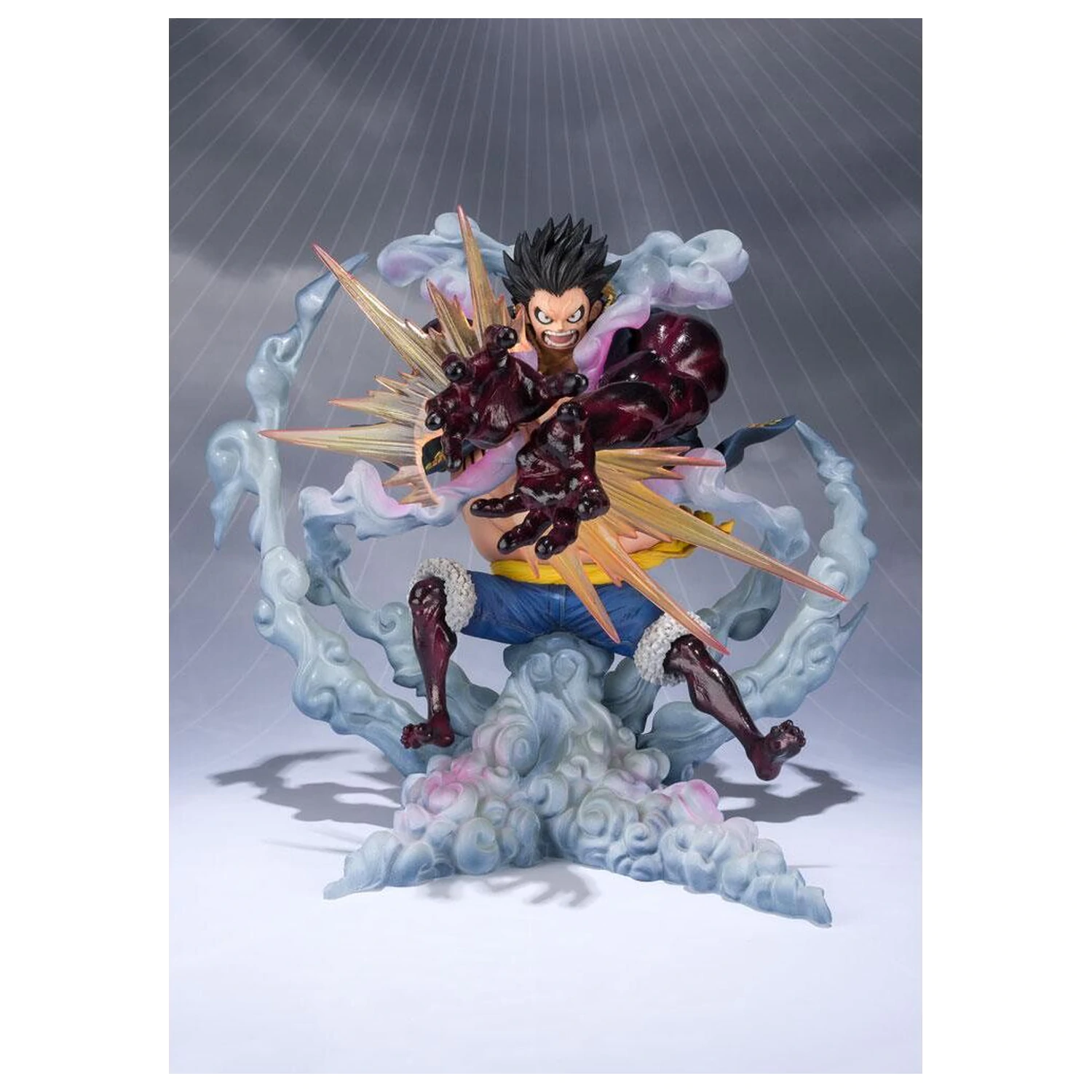 One Piece Monkey D Luffy Gear 4 Leo Bazooka Reissue Figuarts Zero Figur 18 cm Produktfoto