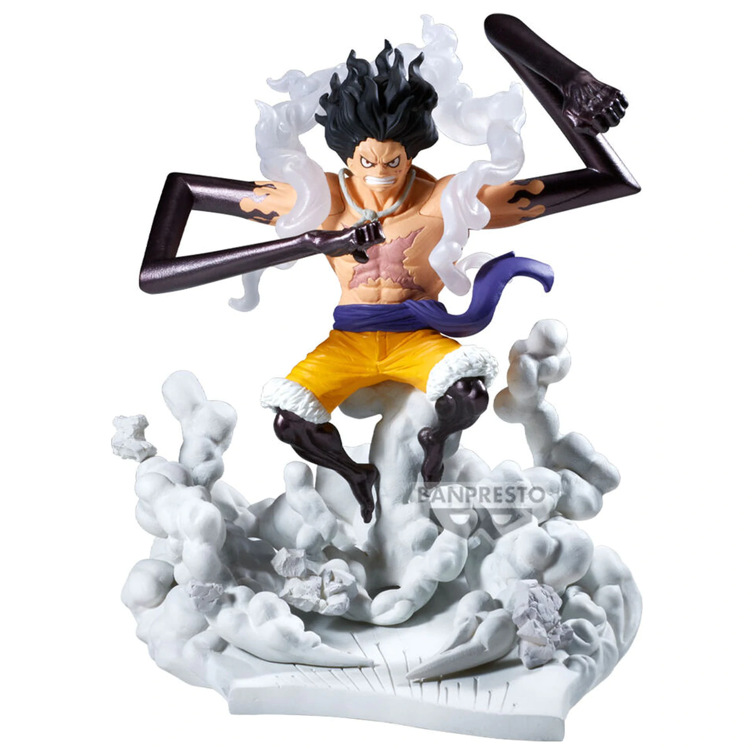 One Piece Monkey D Luffy Gear 4 Senkokkei Figur 15cm Produktfoto