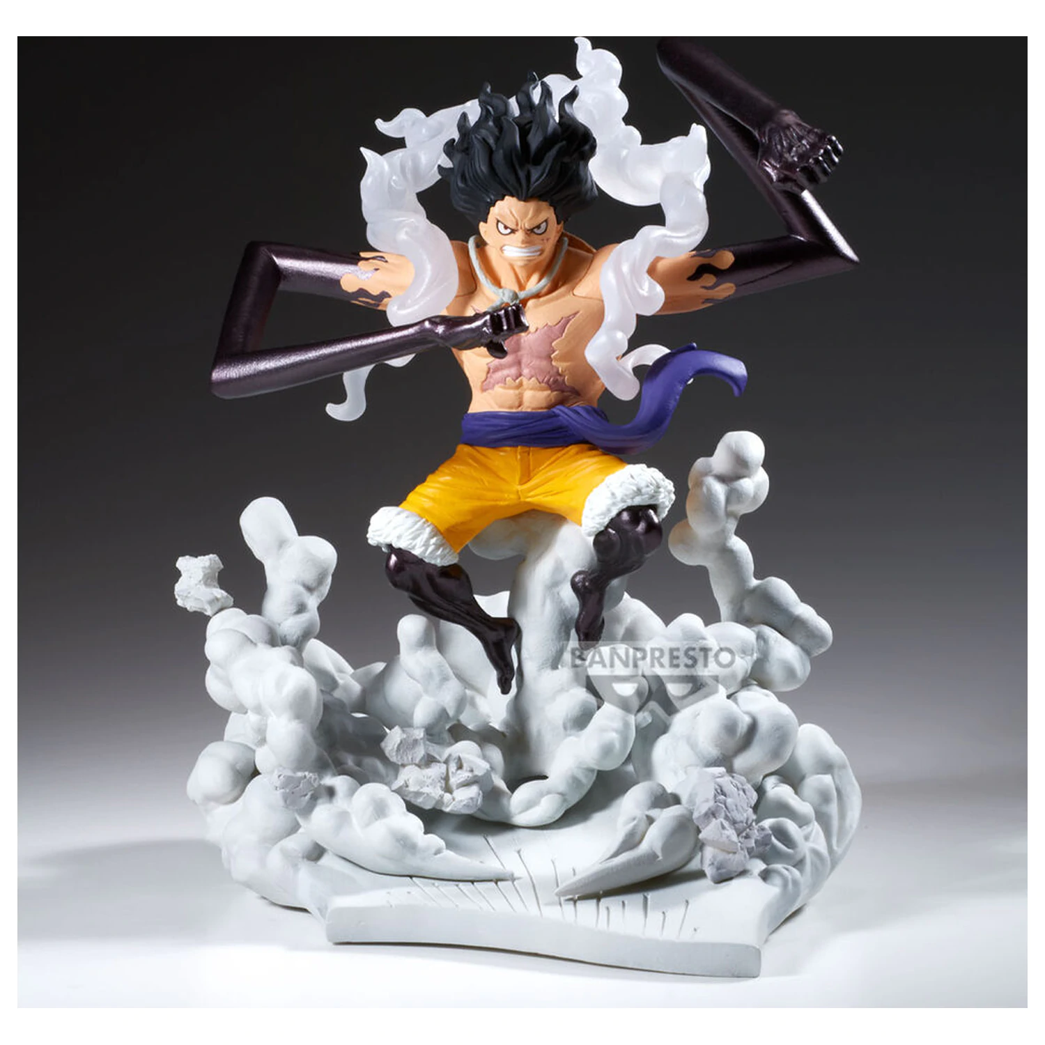 One Piece Monkey D Luffy Gear 4 Senkokkei Figur 15cm Produktfoto
