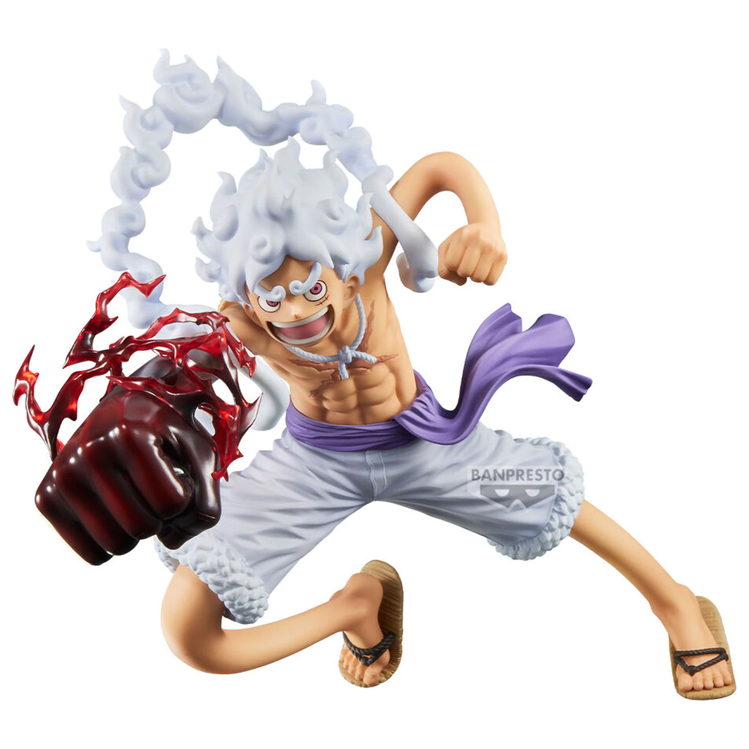 One Piece Monkey D Luffy Grandista Gear5 Figur Produktfoto