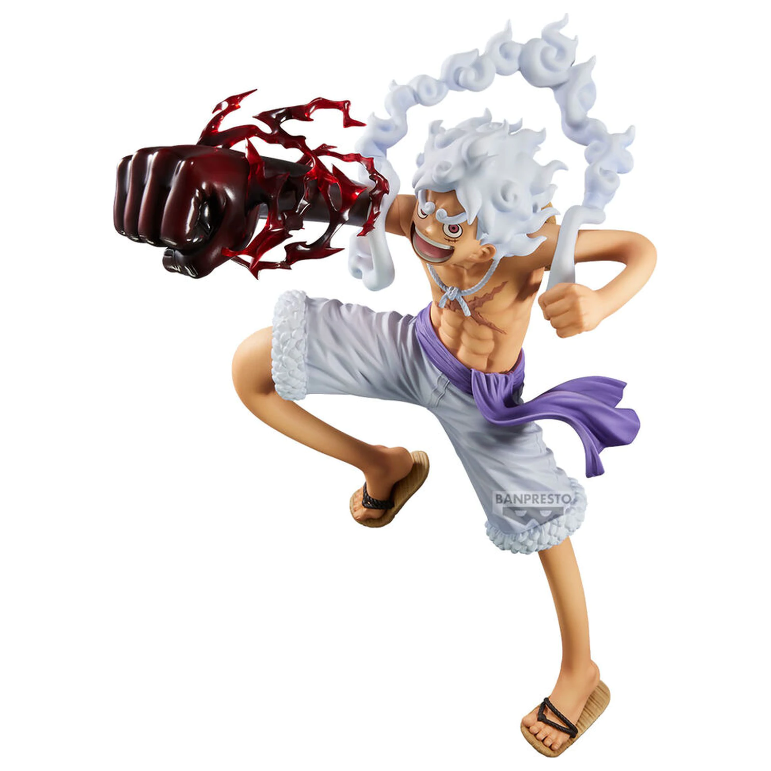 One Piece Monkey D Luffy Grandista Gear5 Figur Produktfoto