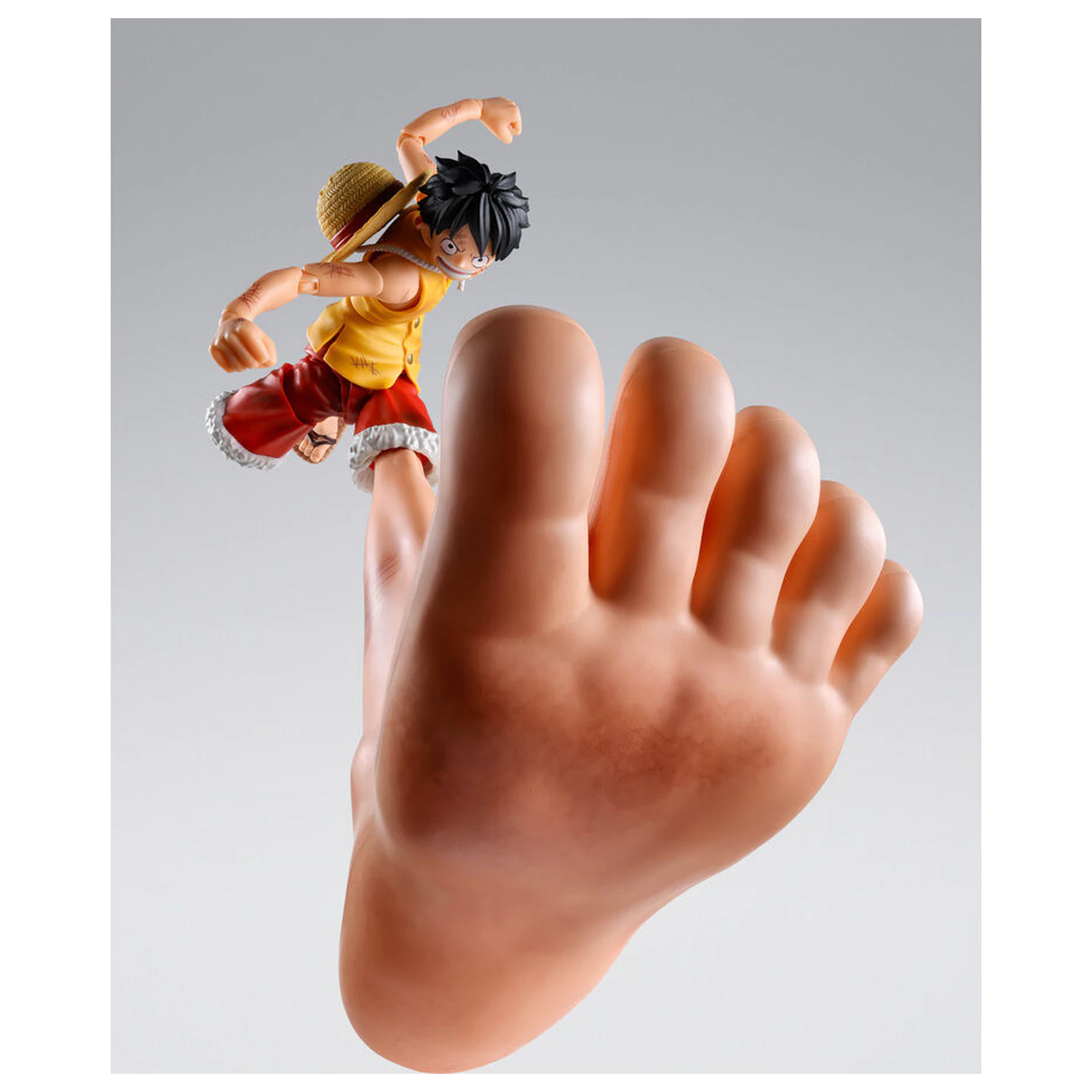 One Piece Monkey D. Luffy Marineford Gear Three S.H. Figuarts Zubehörteile Set Produktfoto