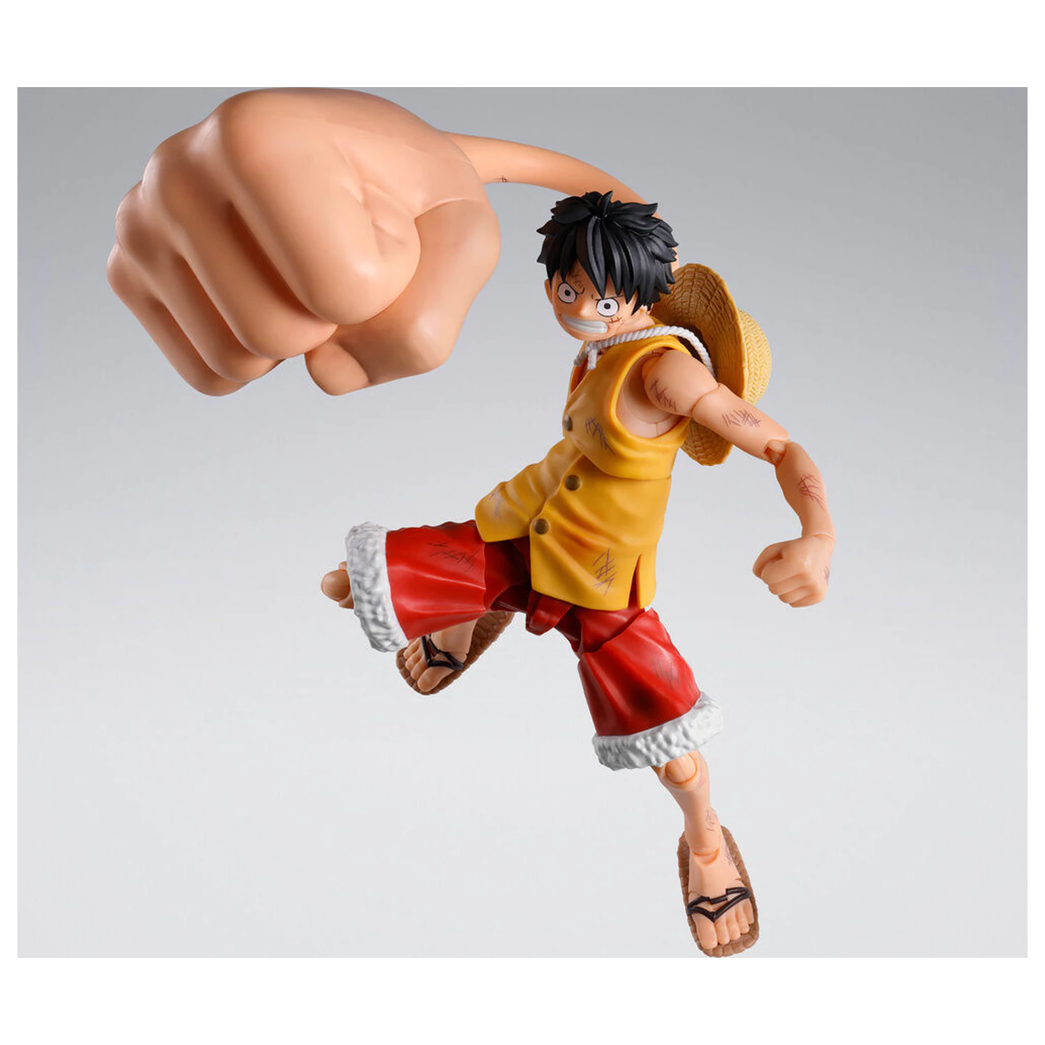 One Piece Monkey D. Luffy Marineford Gear Three S.H. Figuarts Zubehörteile Set Produktfoto