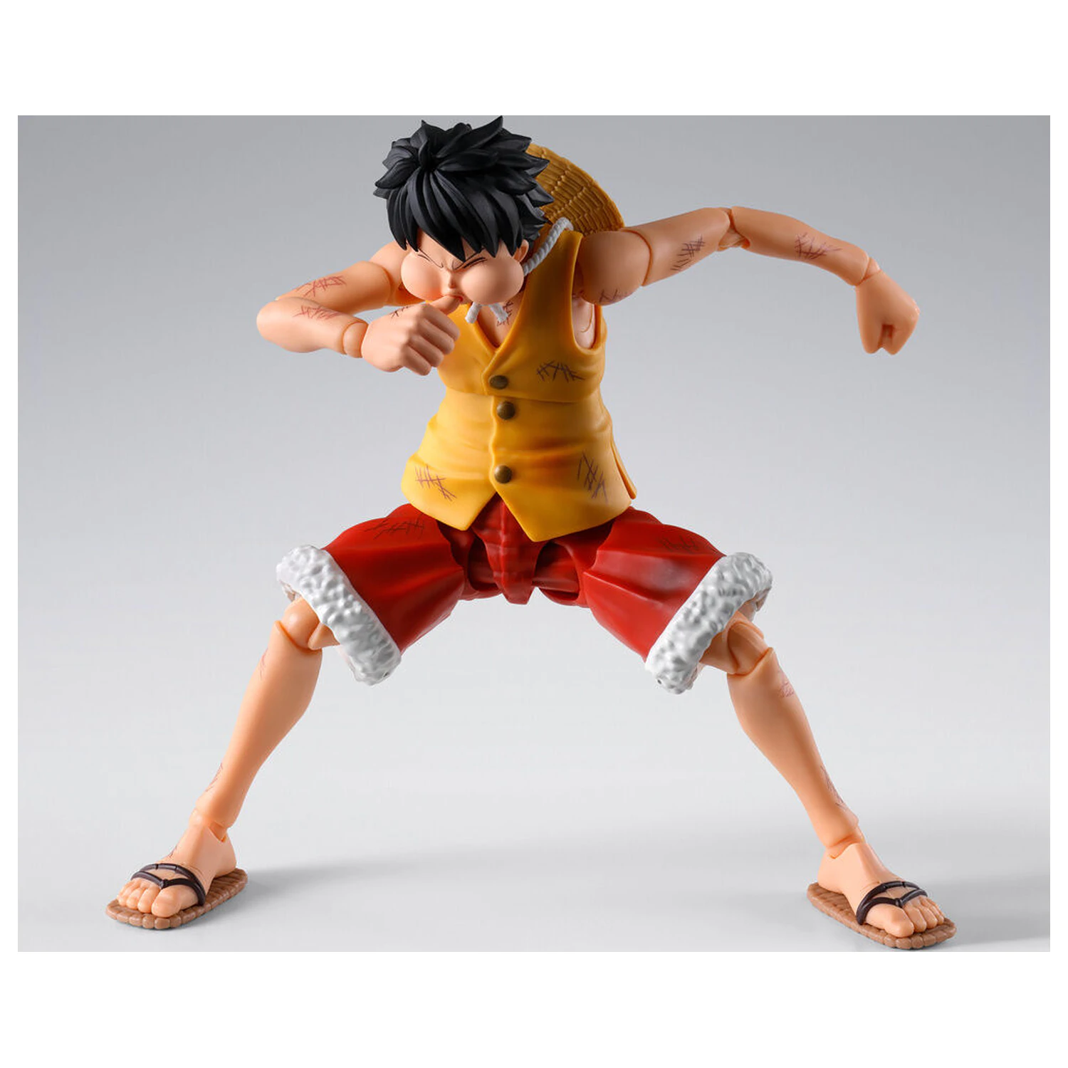 One Piece Monkey D. Luffy Marineford Gear Three S.H. Figuarts Zubehörteile Set Produktfoto