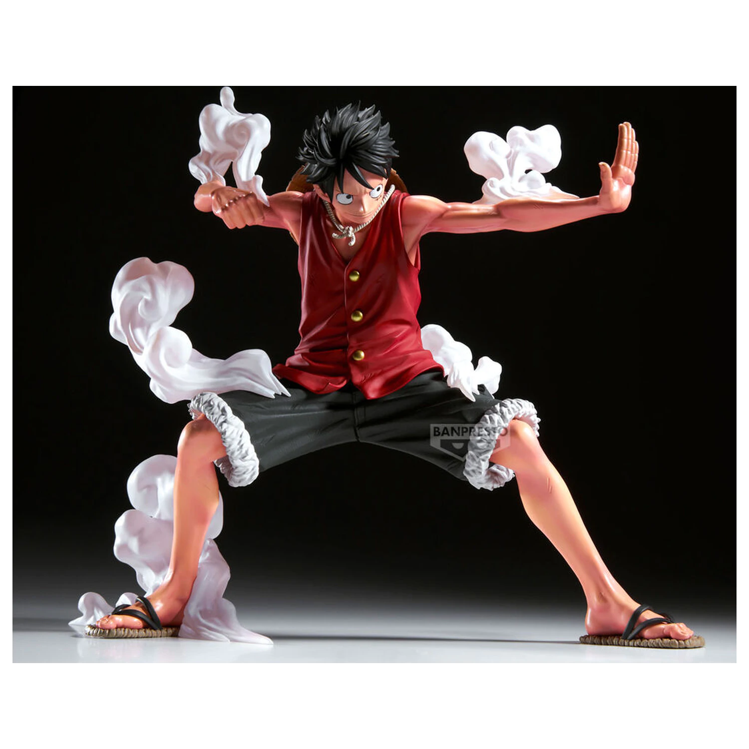 One Piece Monkey D Luffy Maximatic Plus Figur 21cm Produktfoto