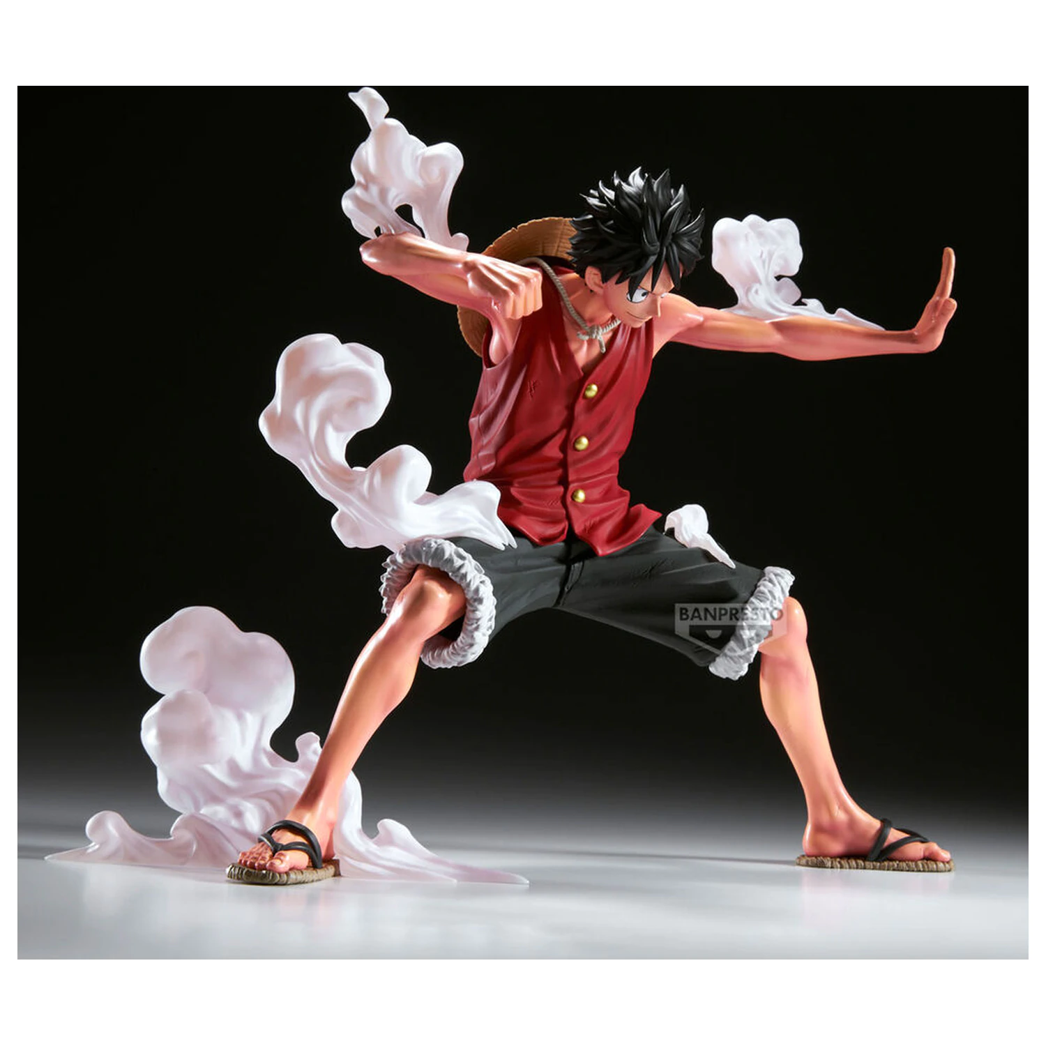 One Piece Monkey D Luffy Maximatic Plus Figur 21cm Produktfoto