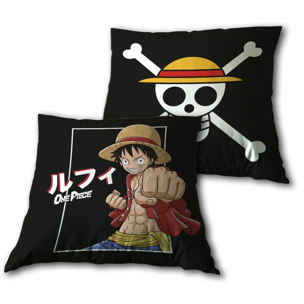 One Piece Monkey D. Luffy Kissen Produktfoto