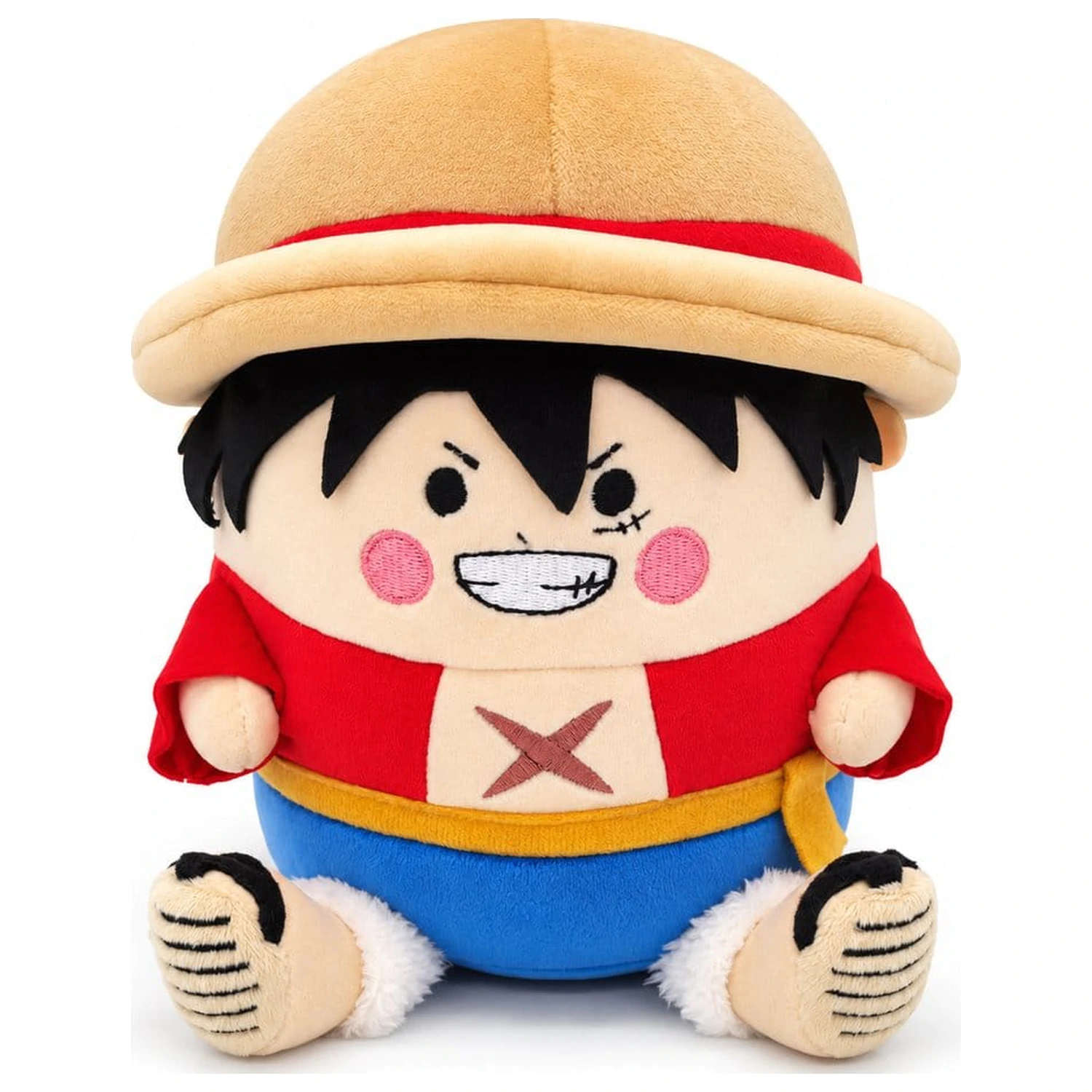 One Piece Plüsch Monkey D. Luffy SD Version 15 cm Produktfoto