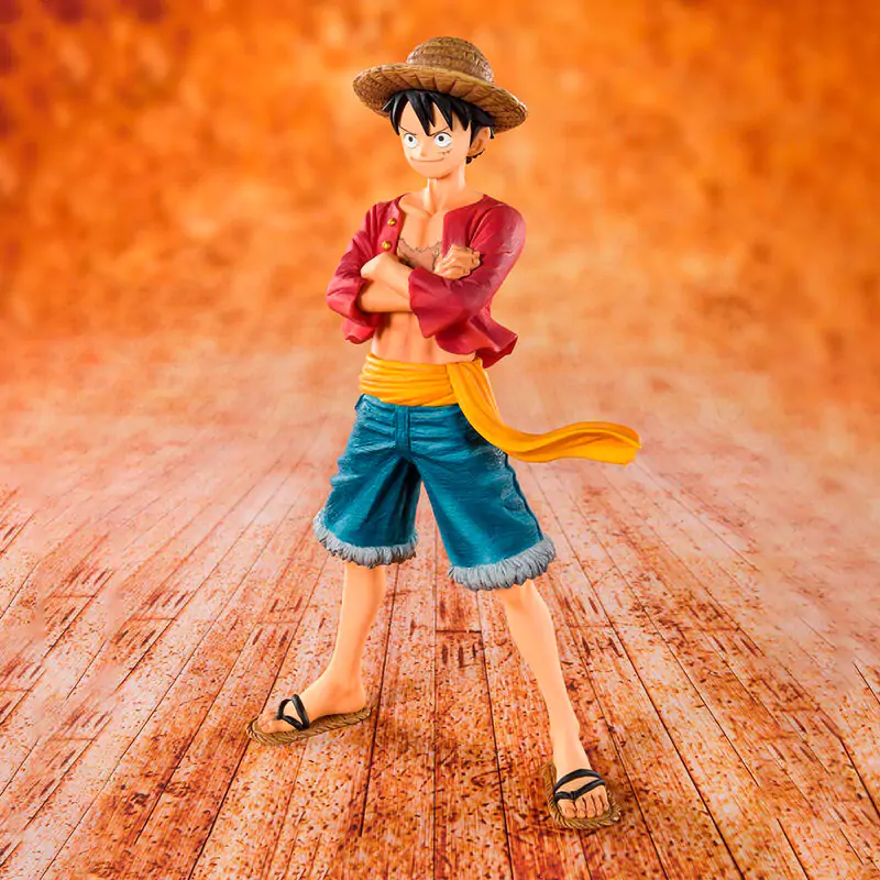 One Piece Monkey D Luffy Straw Hat Figuarts Zero Figur 14cm termékfotó