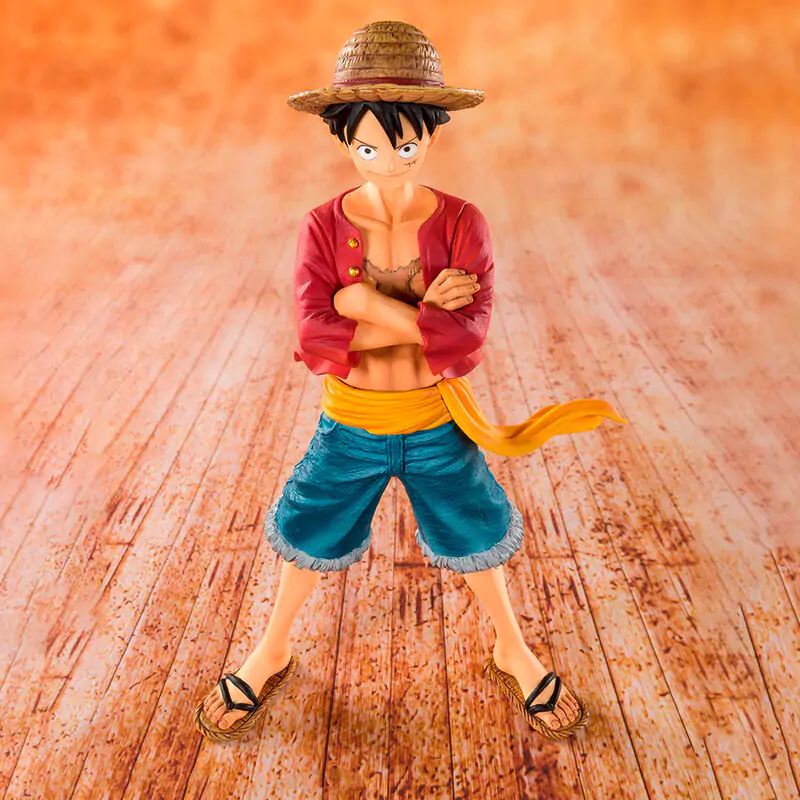 One Piece Monkey D Luffy Straw Hat Figuarts Zero Figur 14cm termékfotó