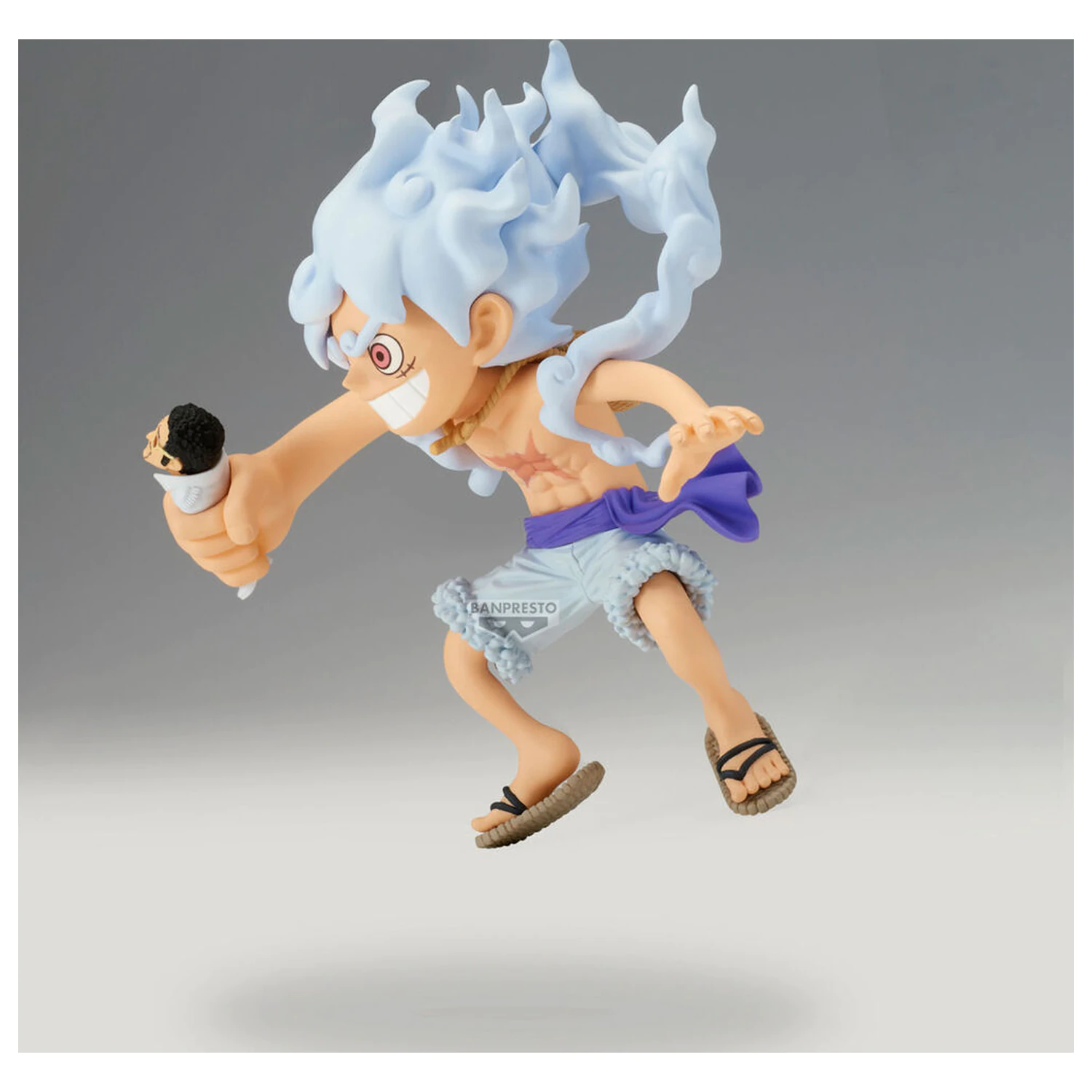 One Piece Monkey D. Luffy vs Borsalino Mega World Collectable Figur 13cm Produktfoto