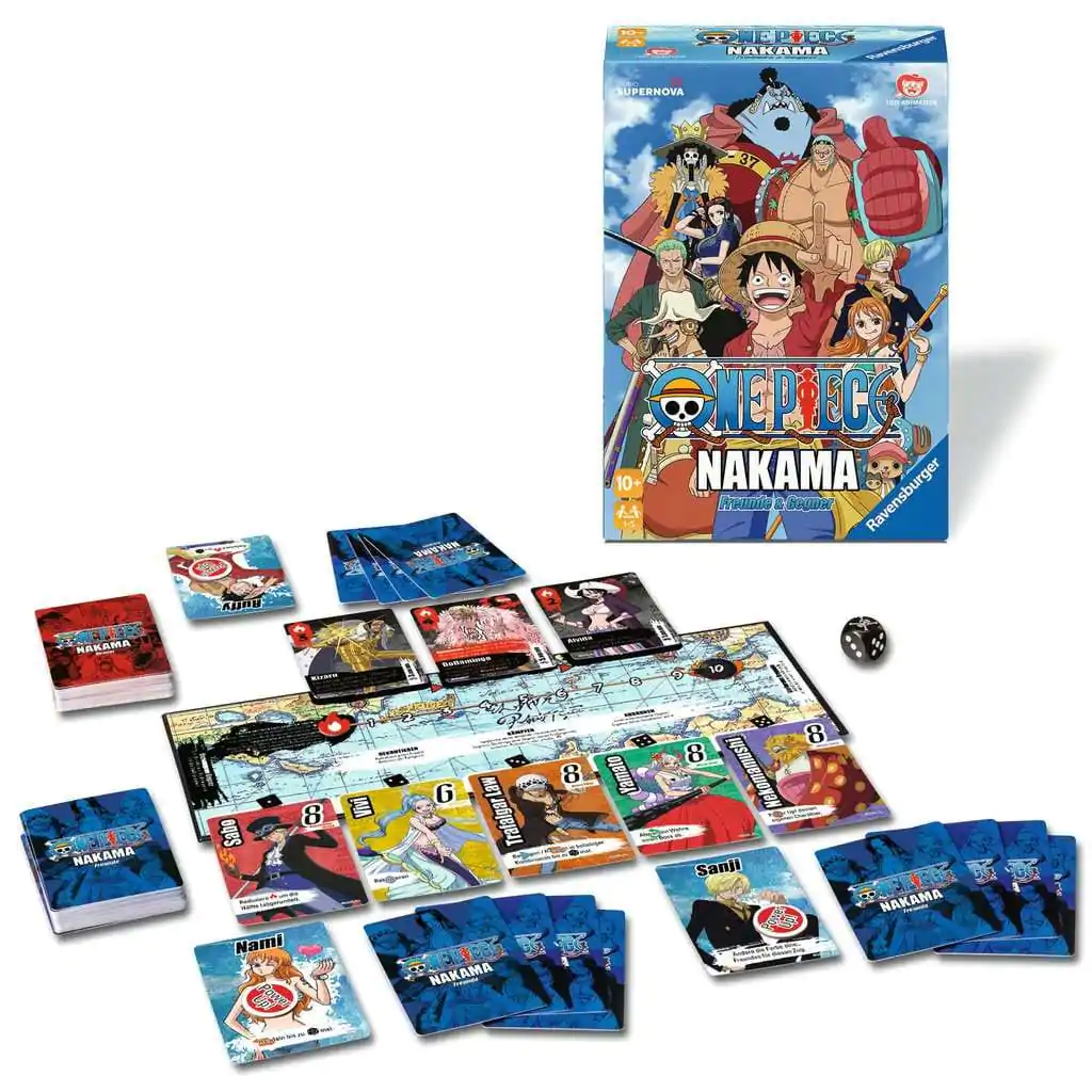 One Piece Brettspiel Nakama German Version Produktfoto