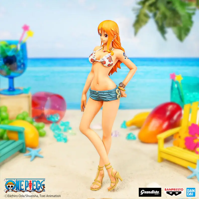 One Piece Nero Nami Grandista Figur 28cm Produktfoto