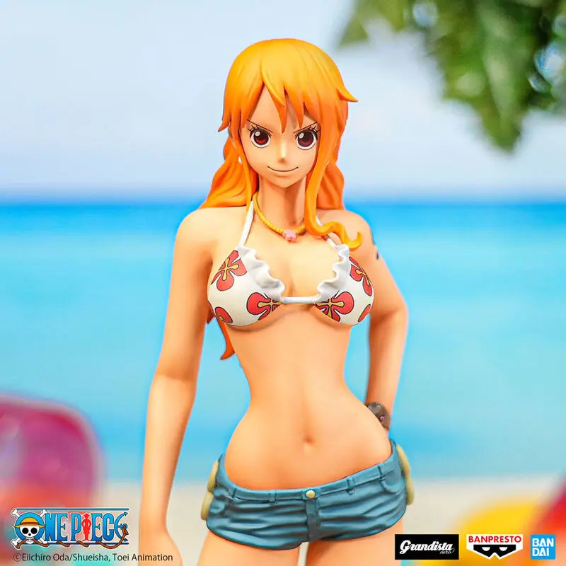 One Piece Nero Nami Grandista Figur 28cm Produktfoto